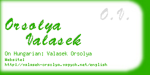 orsolya valasek business card